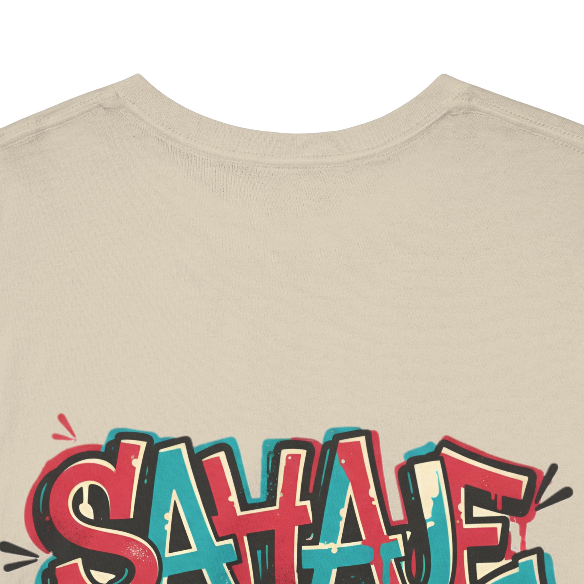Graffiti "SAVAJE" Tee - Urban Streetwear Graphic T-Shirt