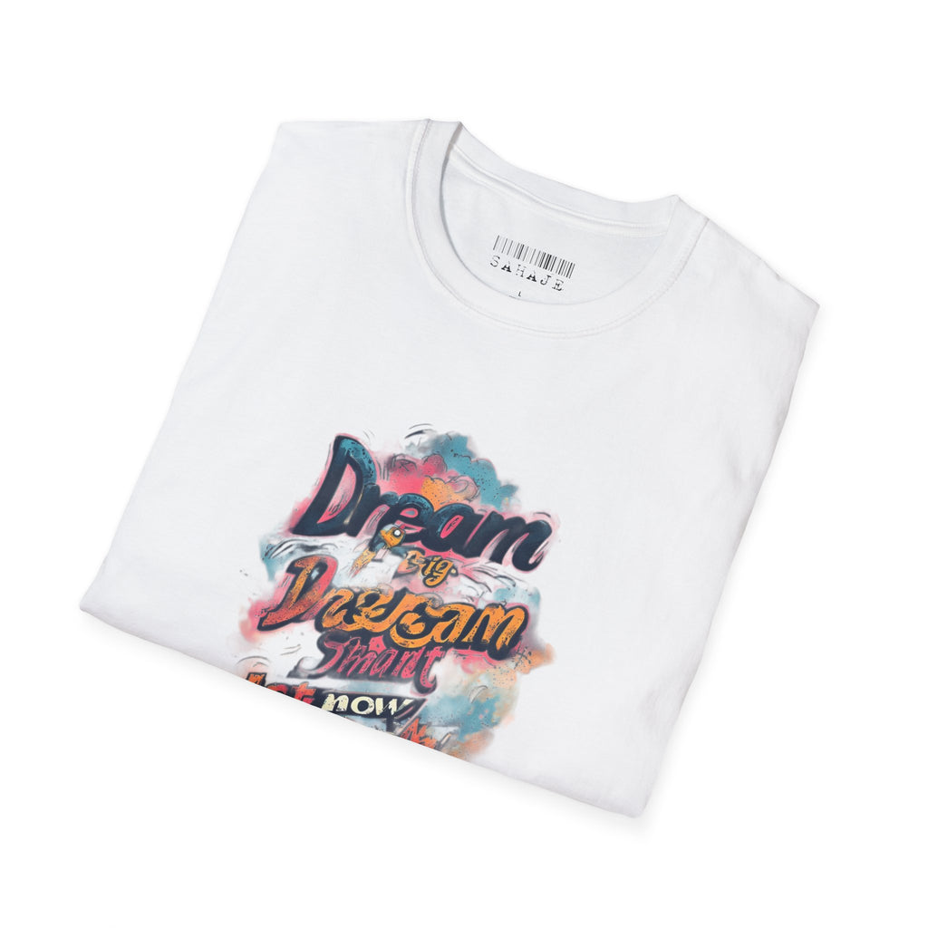 Dream Bigger Graphic T-Shirt — "Dream. Design. Do." Inspirational Tee