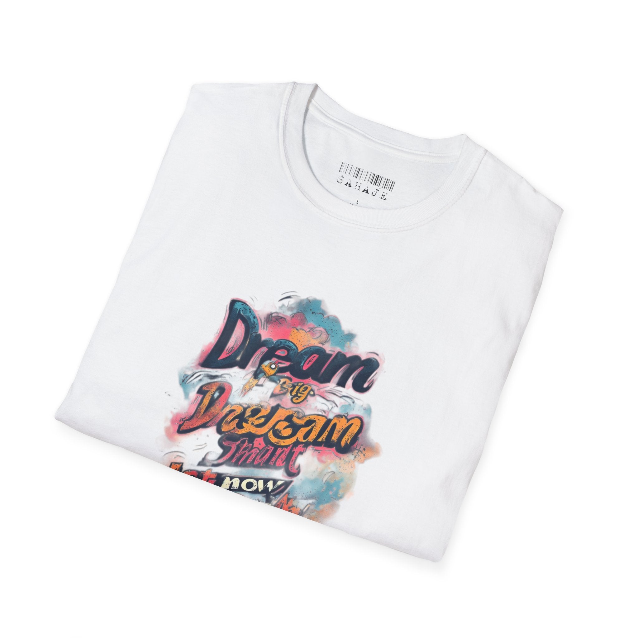Dream Bigger Graphic T-Shirt — "Dream. Design. Do." Inspirational Tee