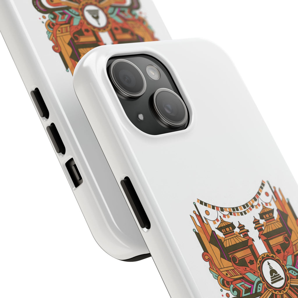 Tough Phone Case — Vintage Temple Mandala Design