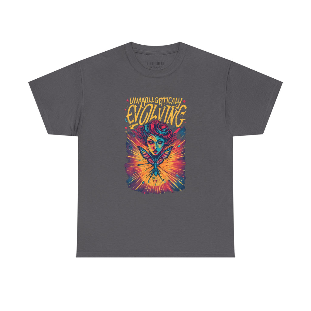 Evolving Alien Graphic Tee — "Unnaturally Evolving" Sci‑Fi Art T-Shirt
