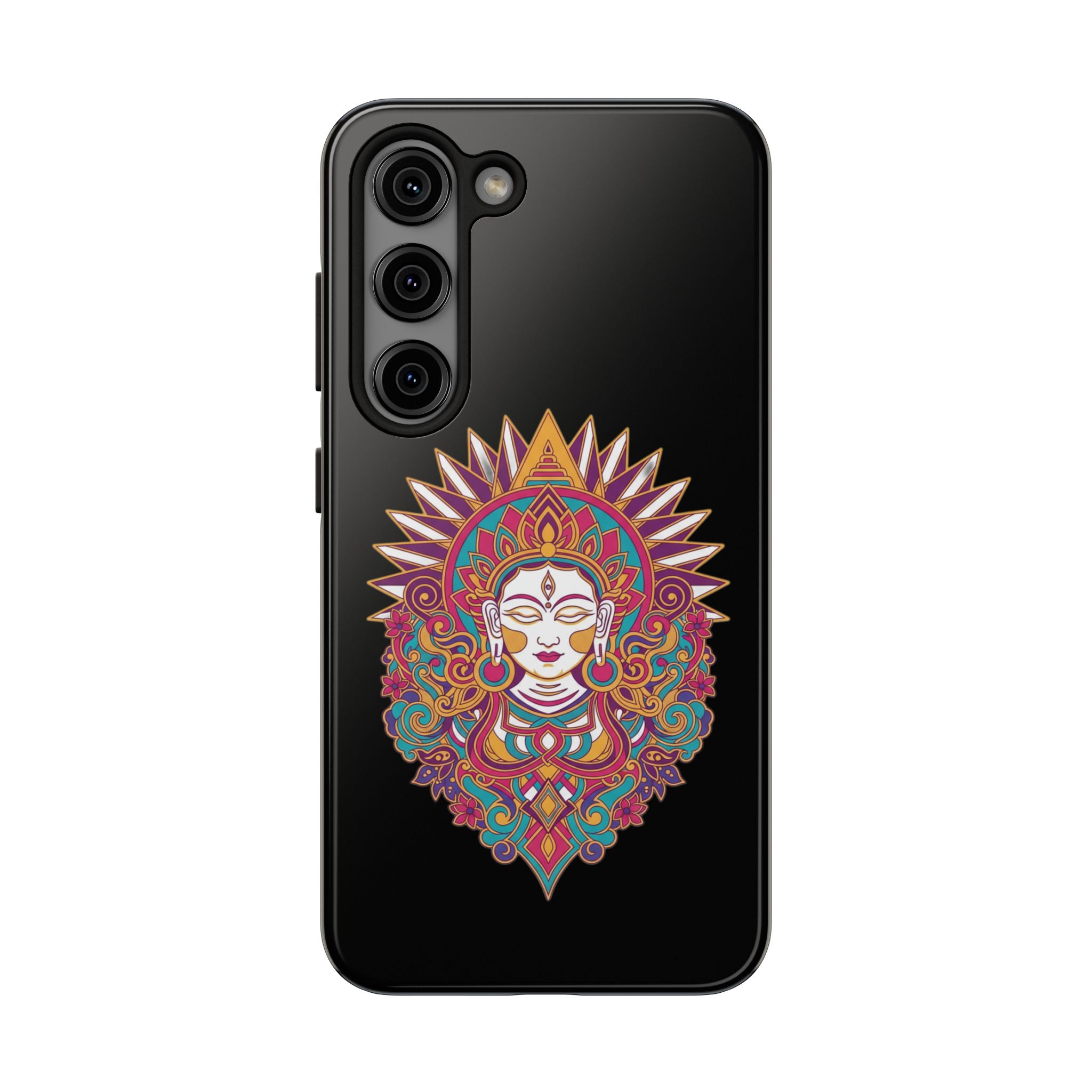Buddha Mandala Tough Phone Case — Protective Spiritual iPhone Cover