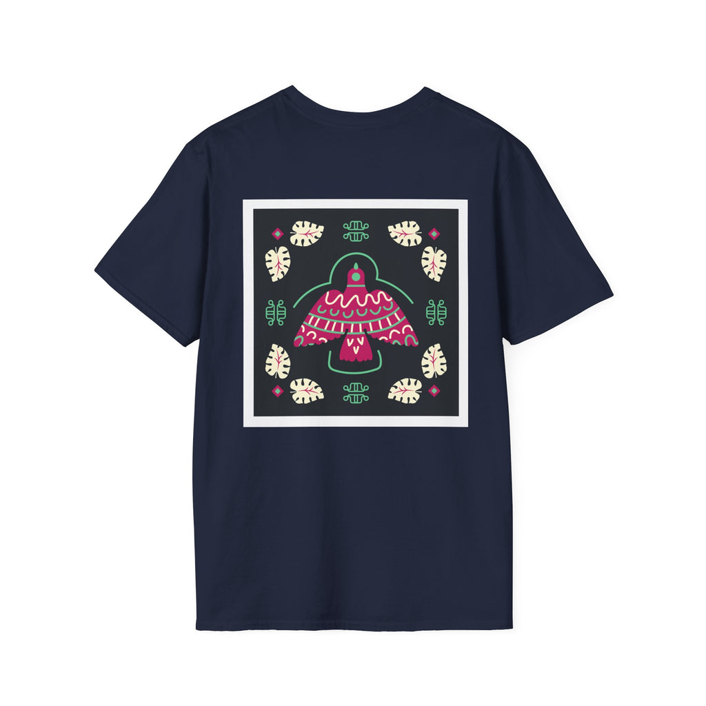 Mushroom Garden Graphic T-Shirt — Whimsical Pink Mushroom Design