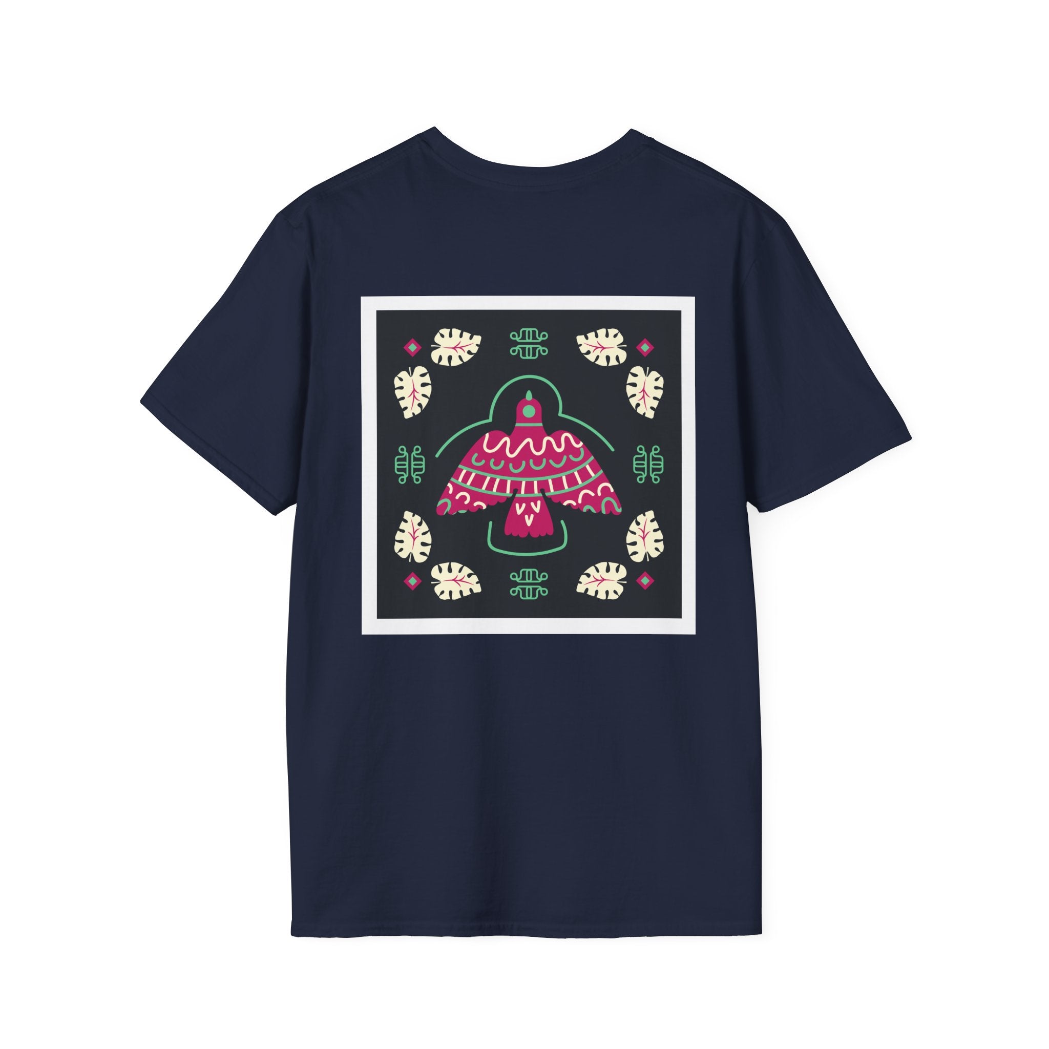 Mushroom Garden Graphic T-Shirt — Whimsical Pink Mushroom Design
