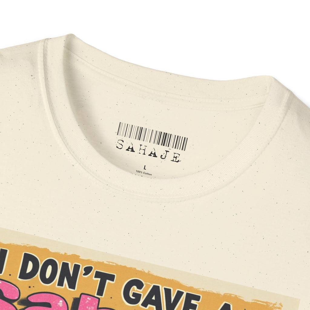 Don’t Give a Satrage T-Shirt — Funny Mouse & Donkey Cartoon Tee