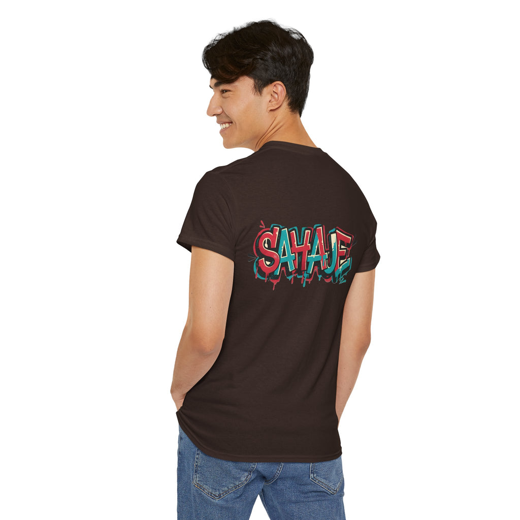 Graffiti "SAVAJE" Tee - Urban Streetwear Graphic T-Shirt