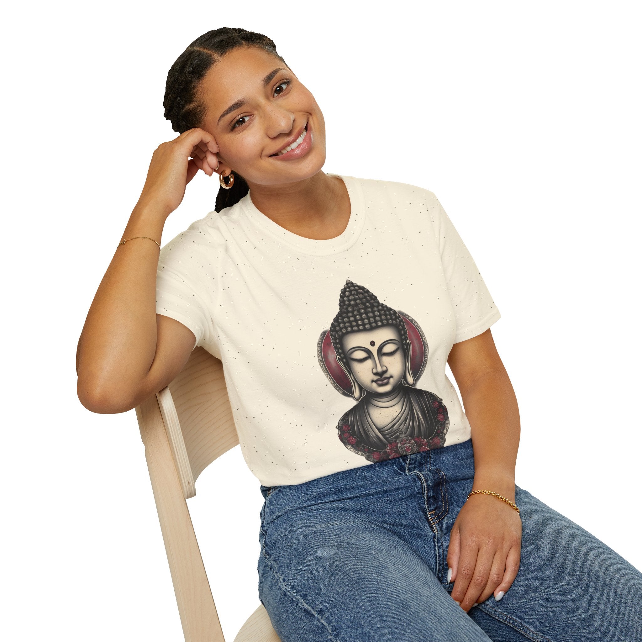 Buddha Portrait T-Shirt — Zen Meditation Graphic Tee