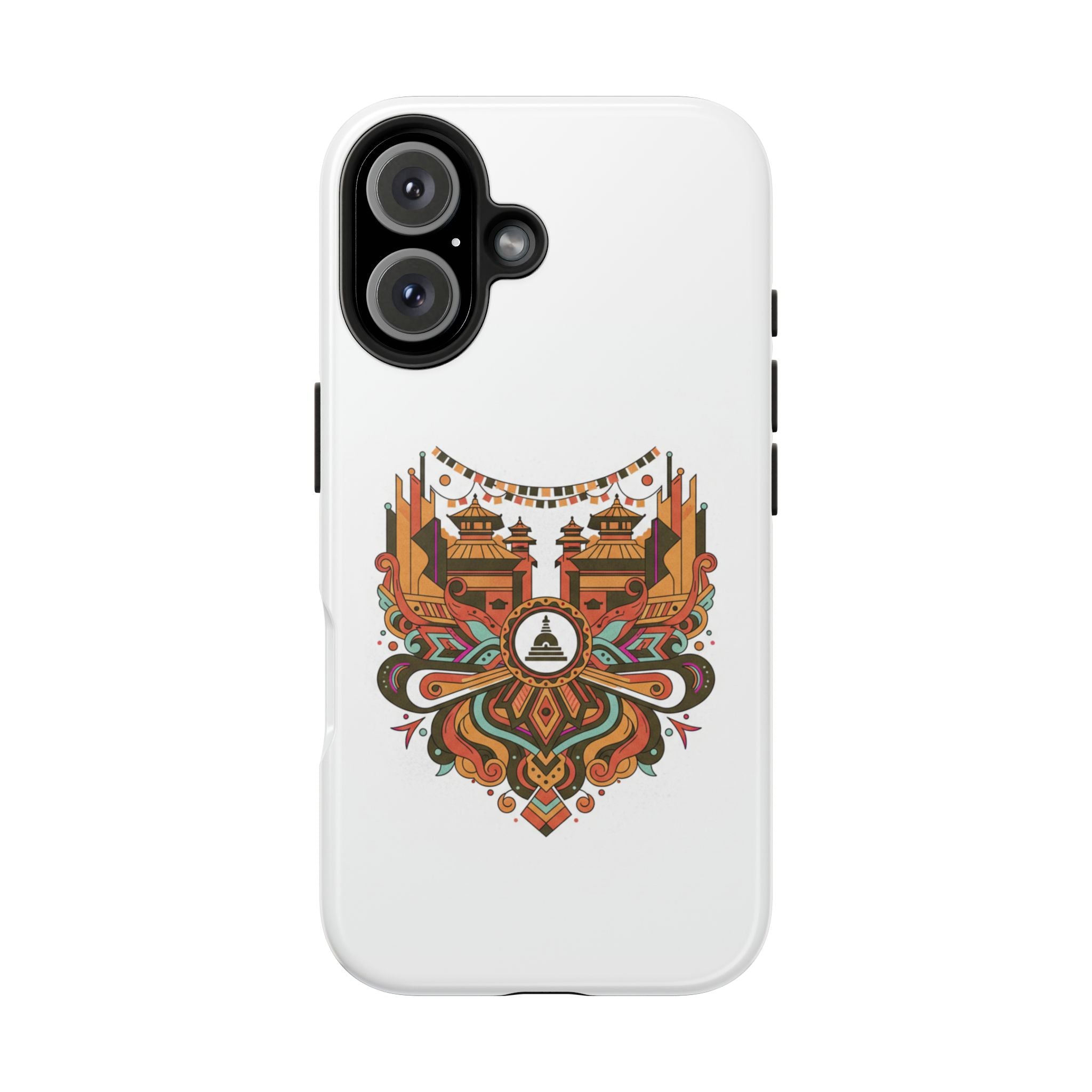 Tough Phone Case — Vintage Temple Mandala Design