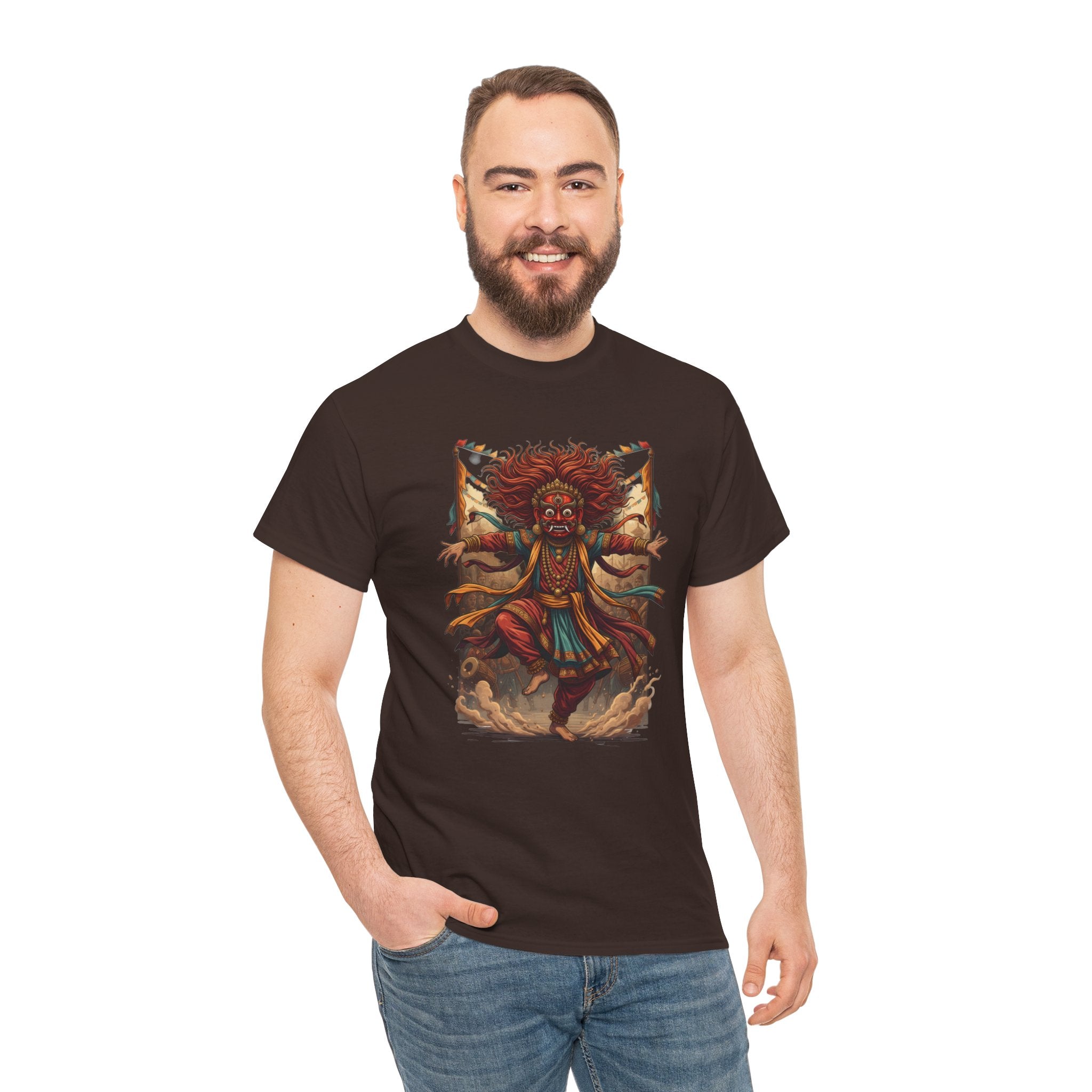 T-Shirt — Tribal Dancer Graphic Tee (Native Spirit Warrior Art)
