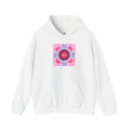 Kaleidoscope Heart Hoodie — Pink Floral Mandala Graphic Hoodie