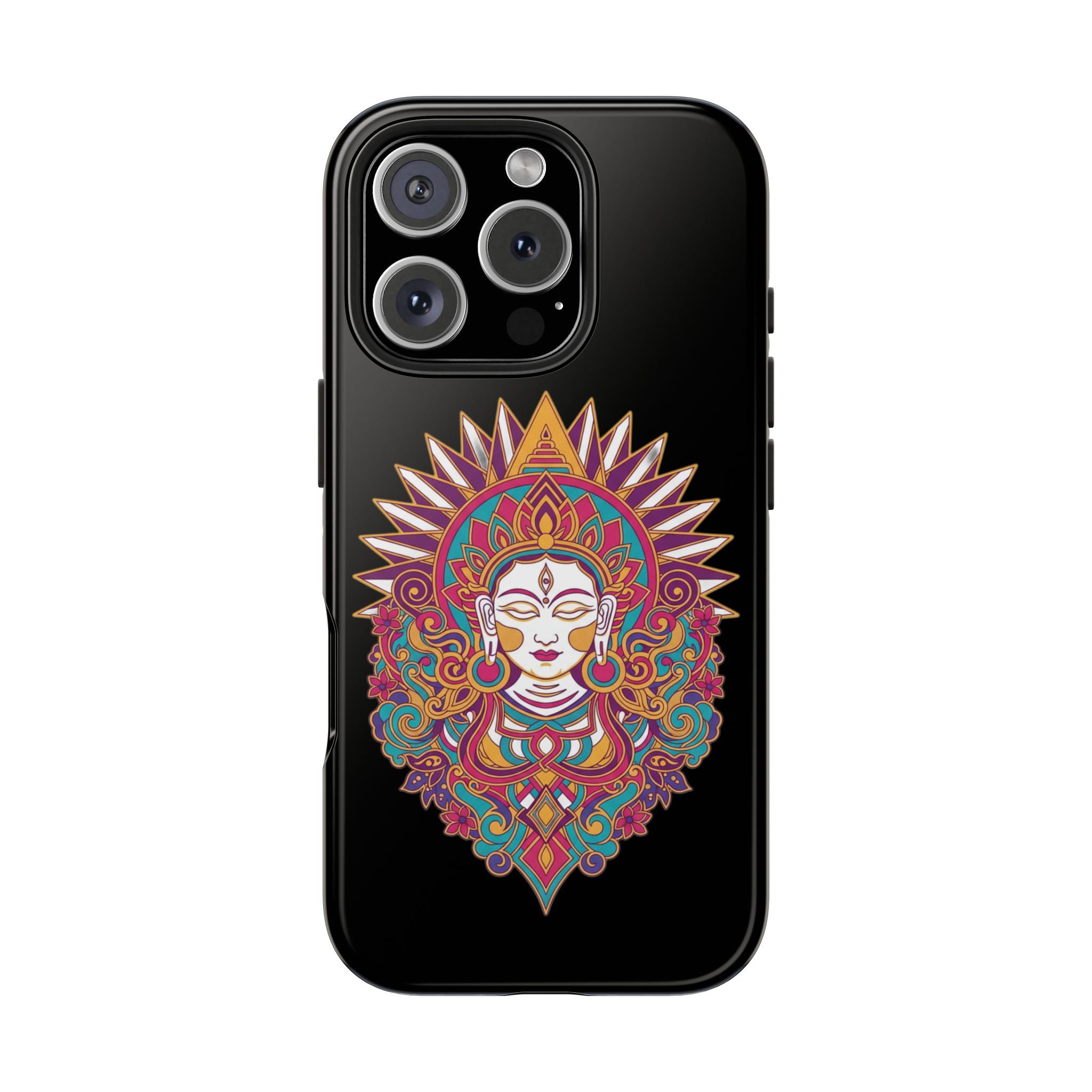 Buddha Mandala Tough Phone Case — Protective Spiritual iPhone Cover