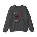 Crewneck Sweatshirt — 'Sahaje' Distressed Script Graphic
