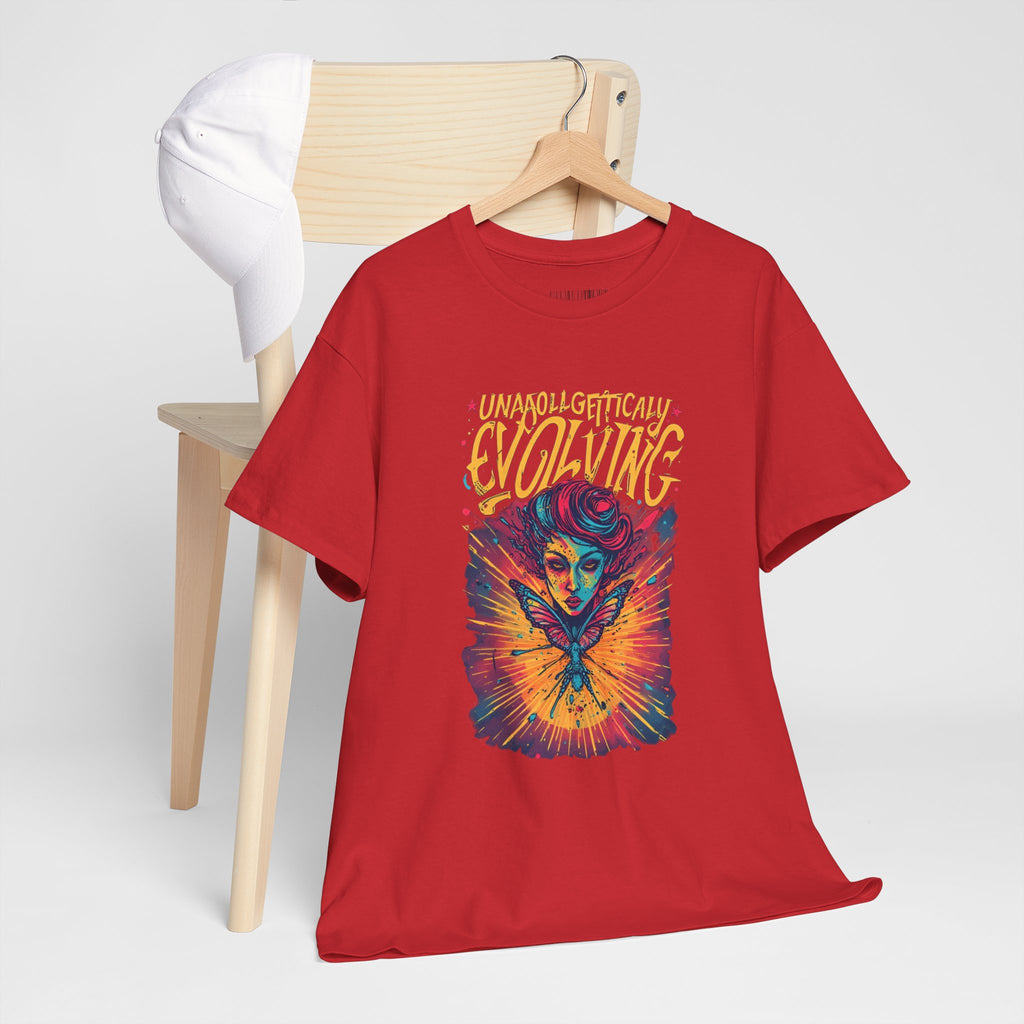 Evolving Alien Graphic Tee — "Unnaturally Evolving" Sci‑Fi Art T-Shirt