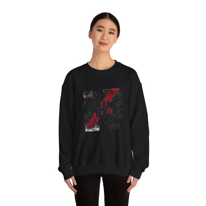 Sahaje Graphic Crewneck Sweatshirt – Streetwear Logo Pullover