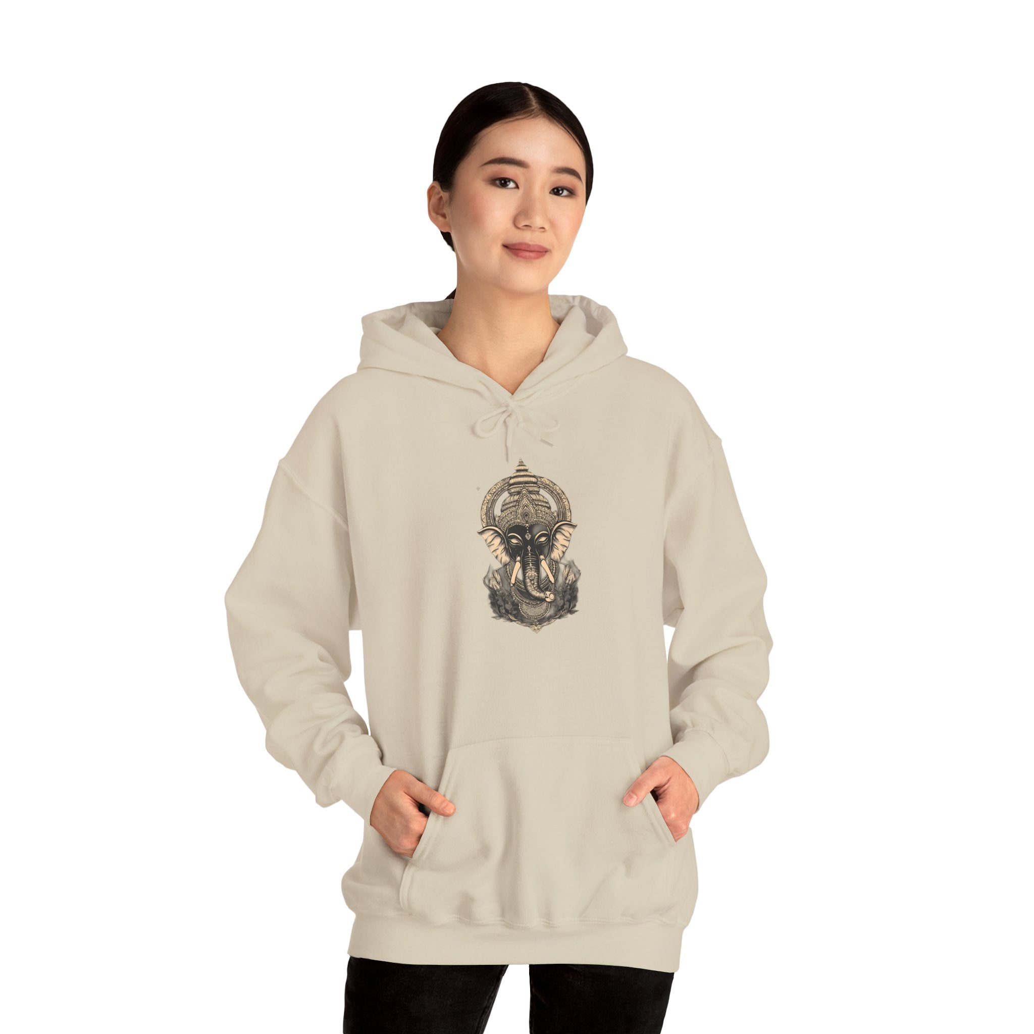 Egyptian Pharaoh Helmet Hoodie — Ancient Warrior Graphic Sweatshirt