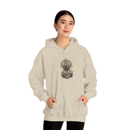 Egyptian Pharaoh Helmet Hoodie — Ancient Warrior Graphic Sweatshirt