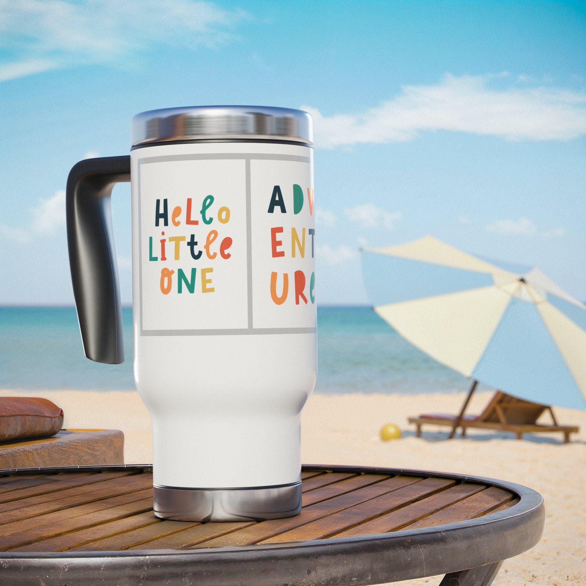 Adventurous Travel Mug: Perfect Gift for Adventurers, Travelers, Birthdays, Holidays, Coffee Lovers