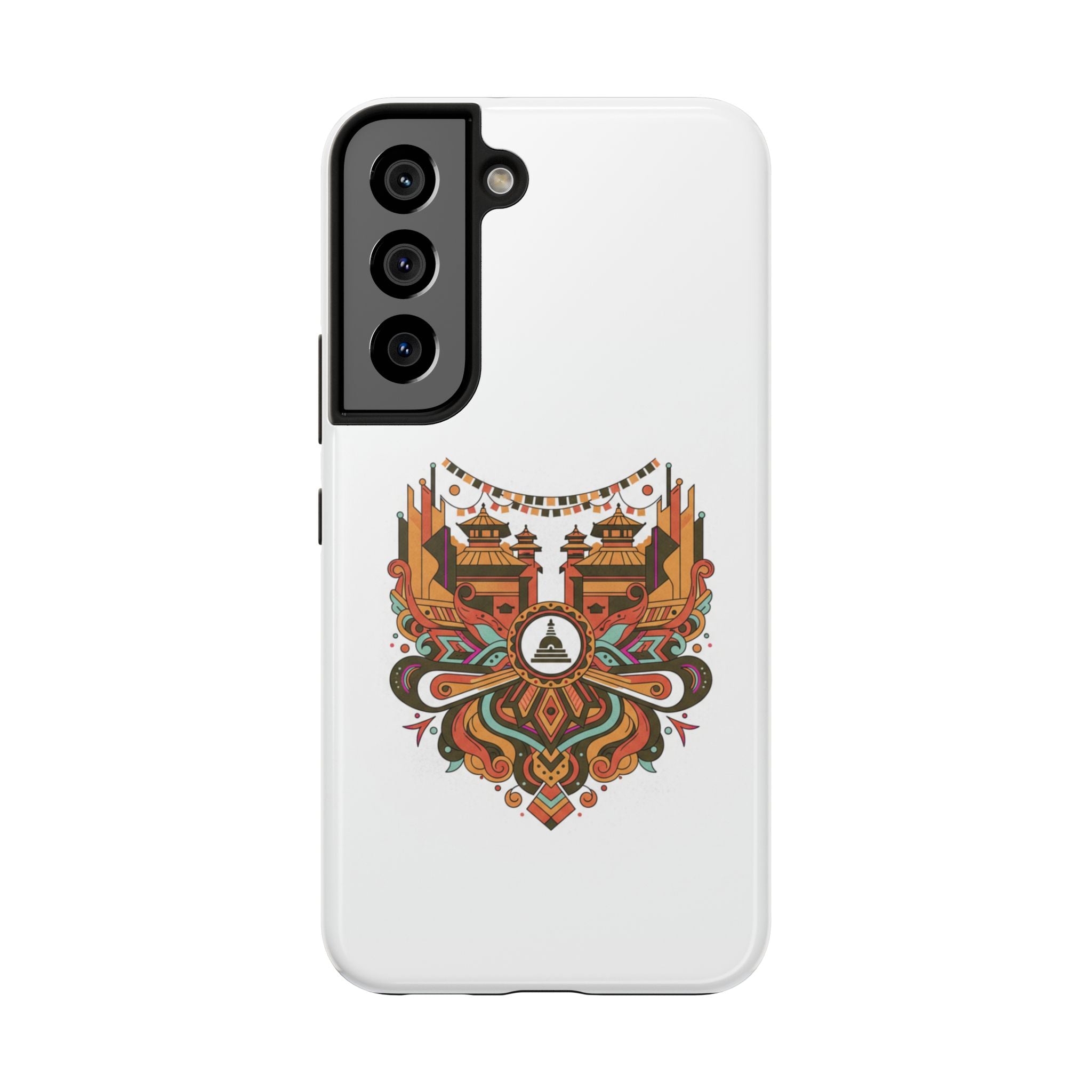 Tough Phone Case — Vintage Temple Mandala Design