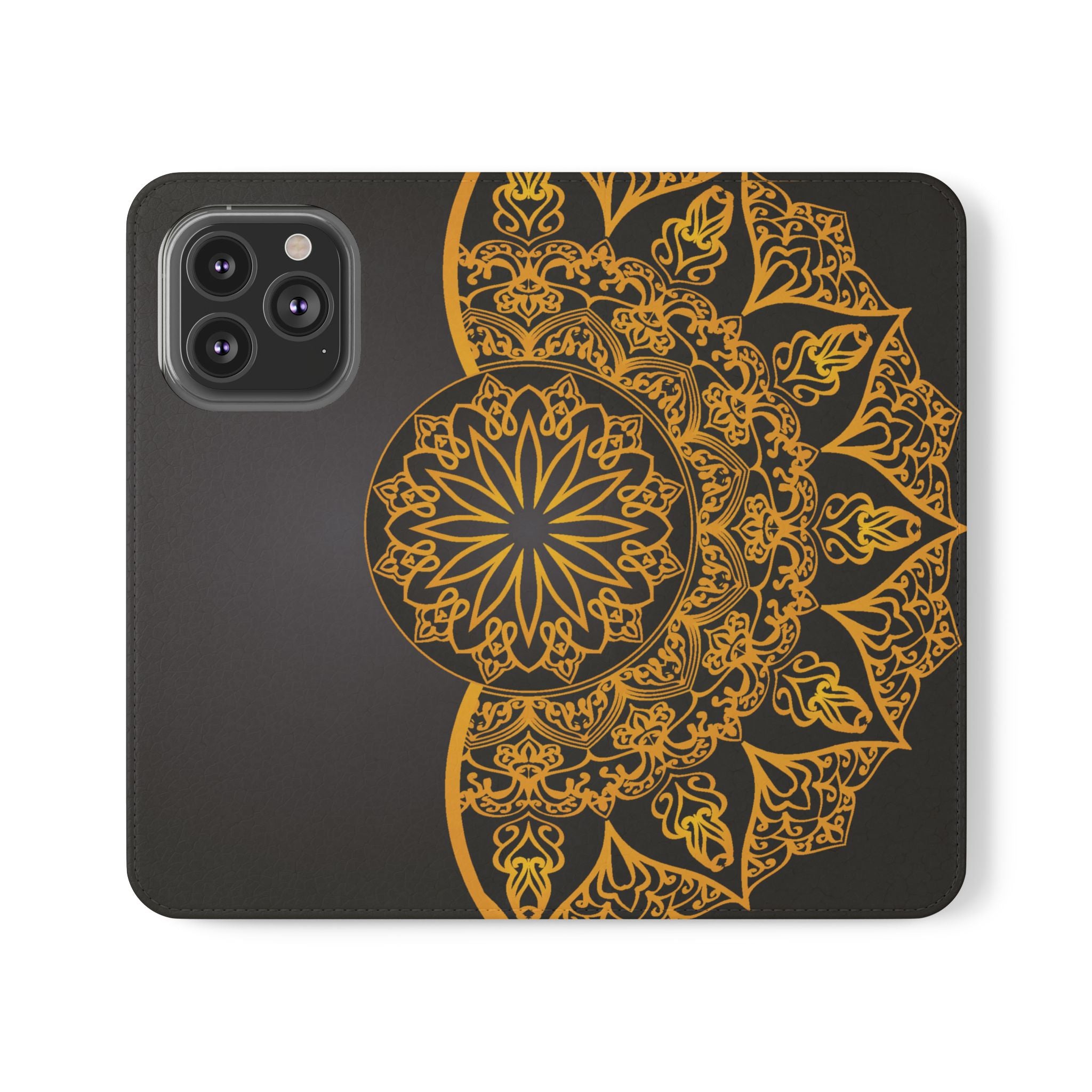 Elegant Mandala Flip Cases for Phones, Stylish Phone Wallet, Personalized Smartphone Cover, Perfect Gift for Occasions