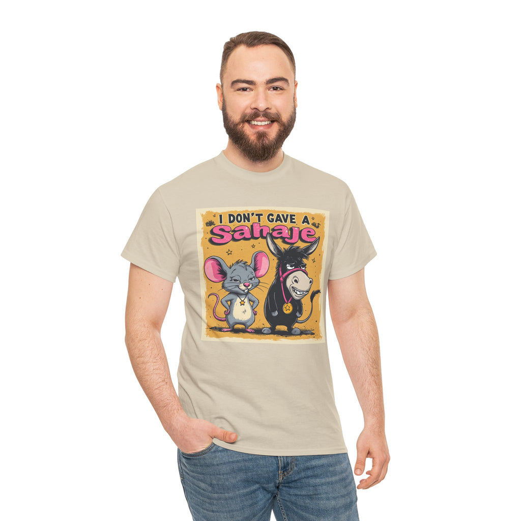 I Don't Give A Snair! Tee — Funny Mouse & Cat Graphic T-Shirt