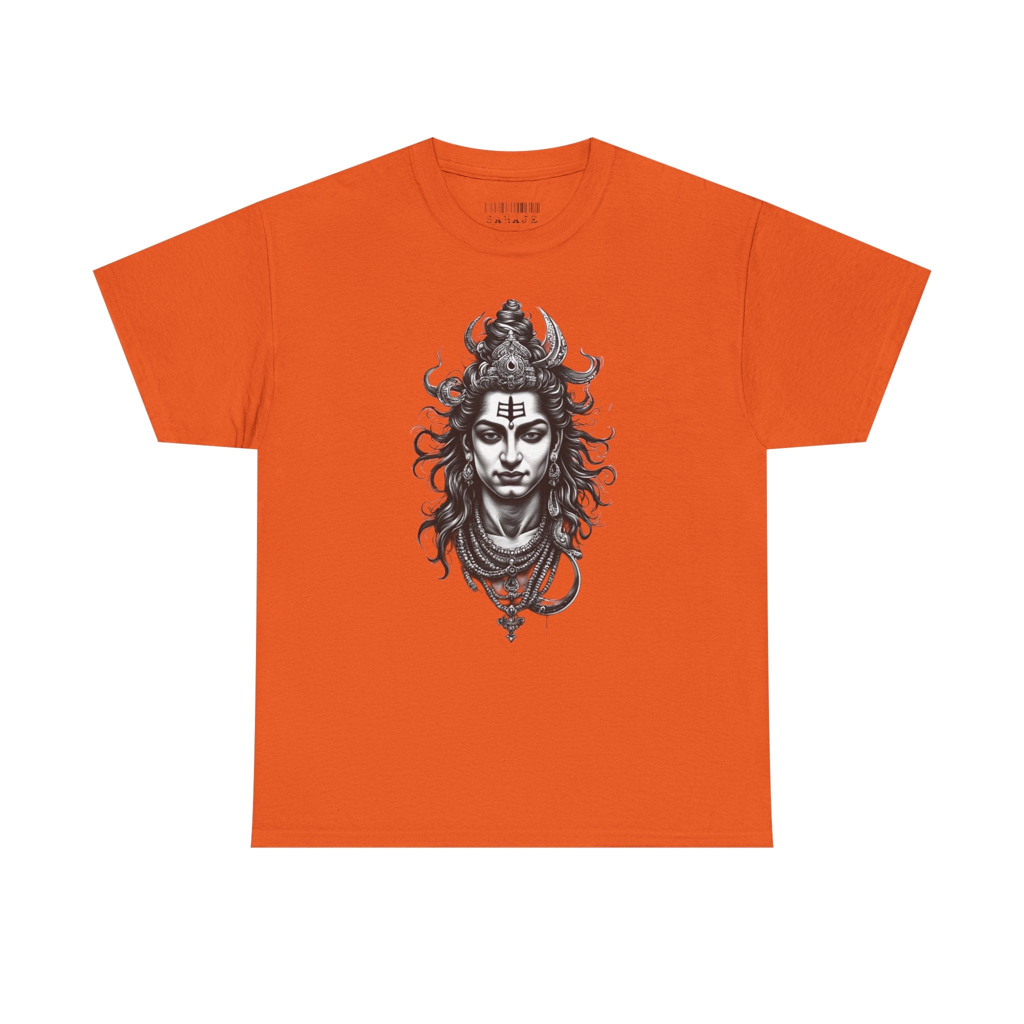 Shiva Portrait Tee — Hindu God Shiva Graphic T-Shirt