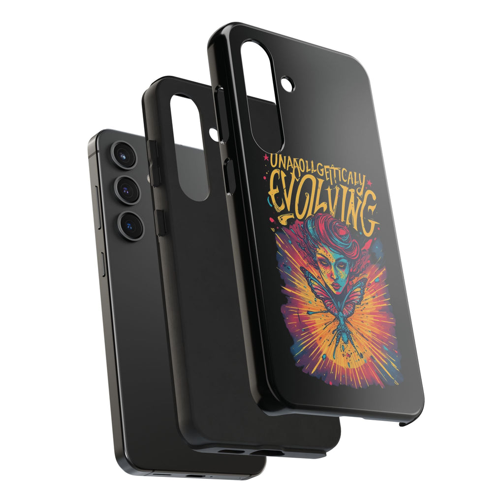 Evolving Butterfly Phone Case — "Unapologetically Evolving" Artistic Protective Case