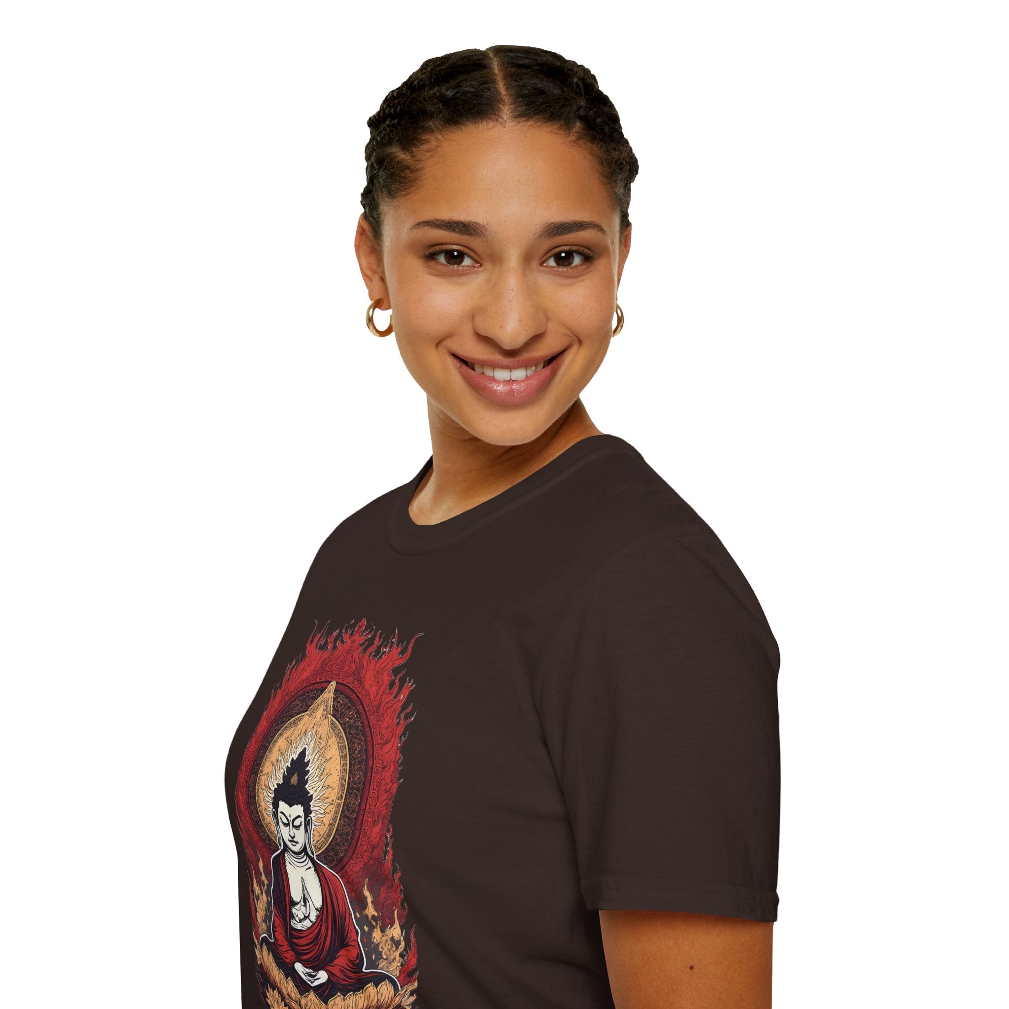 Buddha Lotus Meditation T-Shirt — Zen Buddhist Graphic Tee
