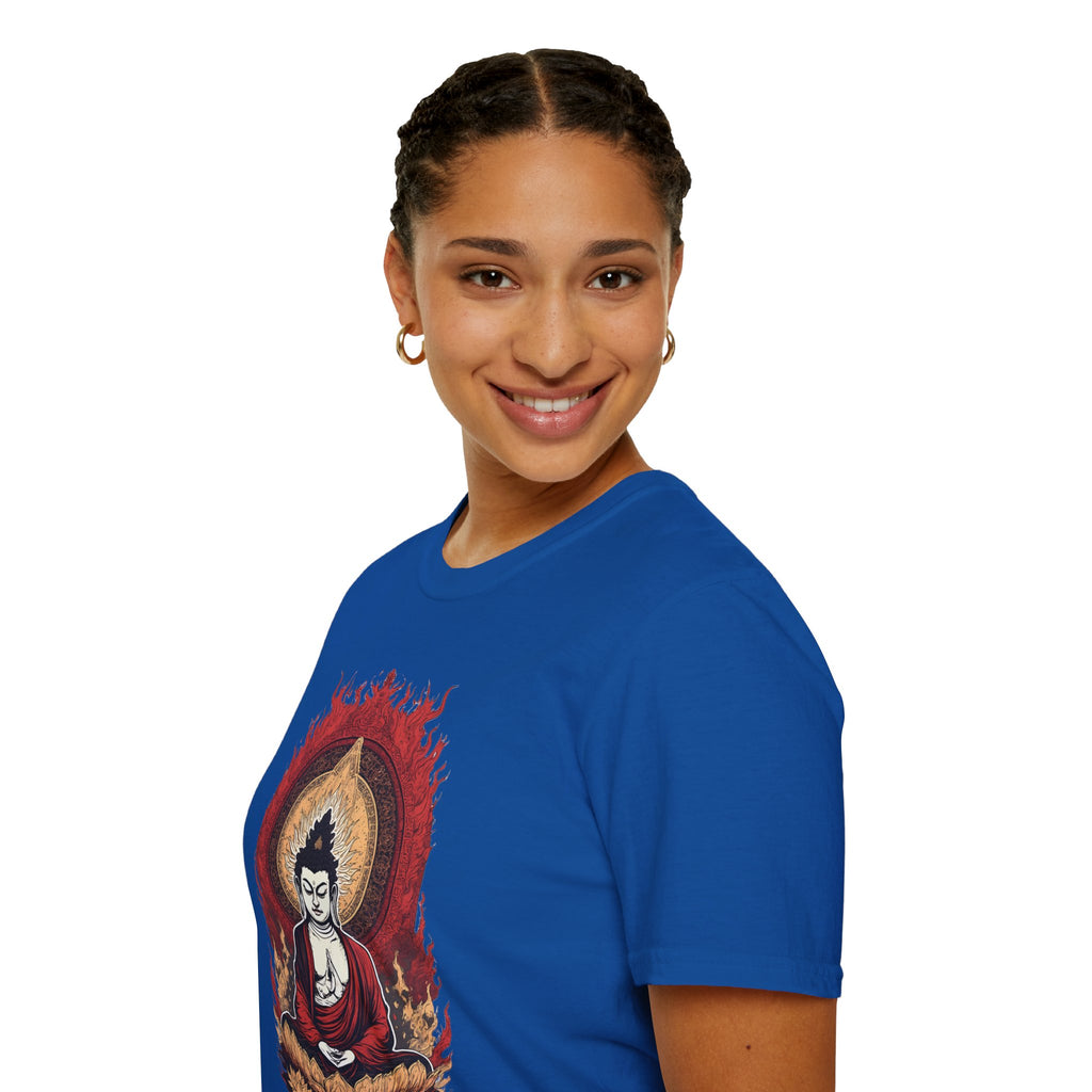 Buddha Lotus Meditation T-Shirt — Zen Buddhist Graphic Tee