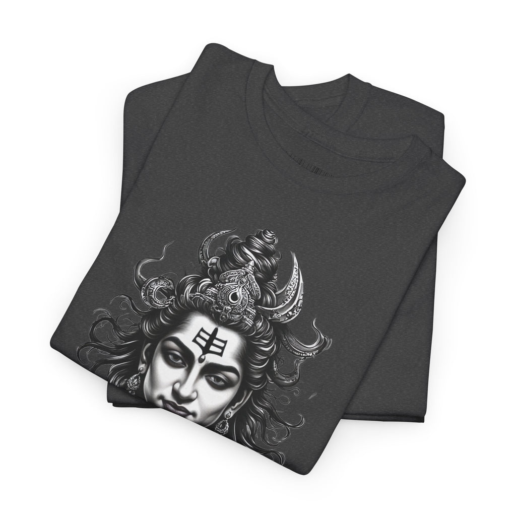 Shiva Portrait Tee — Hindu God Shiva Graphic T-Shirt