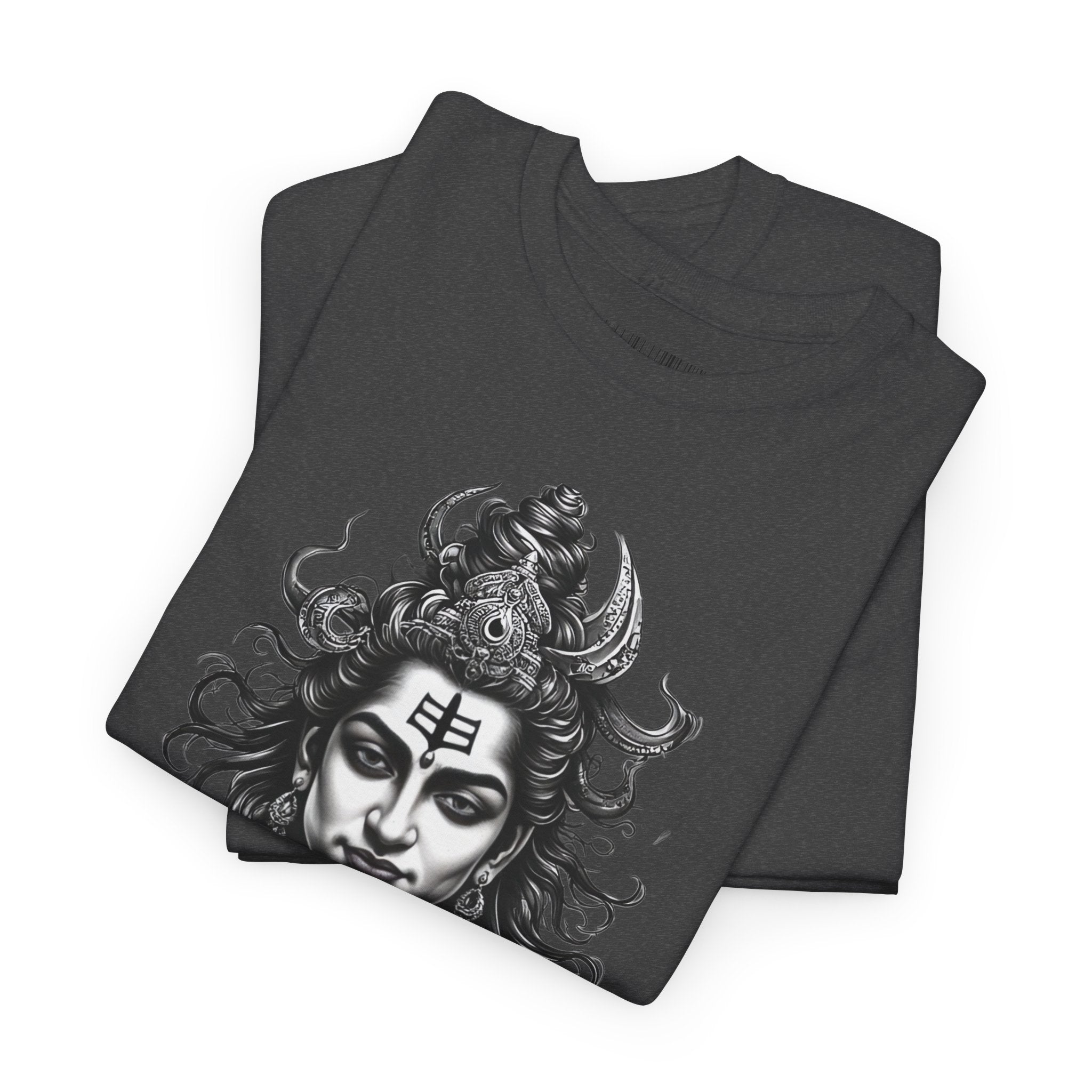 Shiva Portrait Tee — Hindu God Shiva Graphic T-Shirt