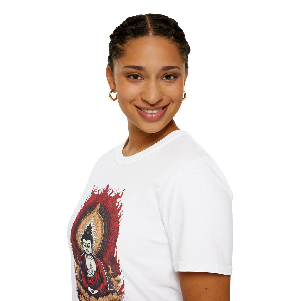 Buddha Lotus Meditation T-Shirt — Zen Buddhist Graphic Tee
