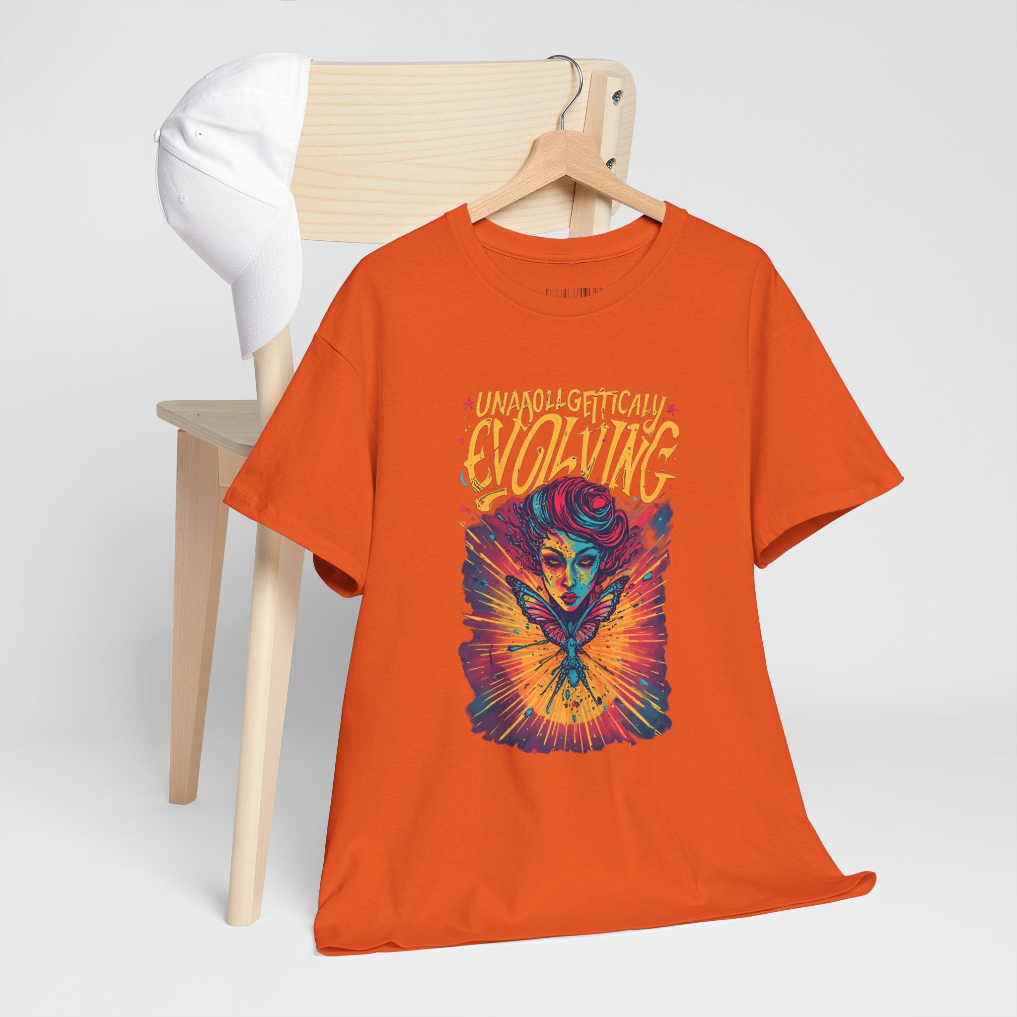 Evolving Alien Graphic Tee — "Unnaturally Evolving" Sci‑Fi Art T-Shirt