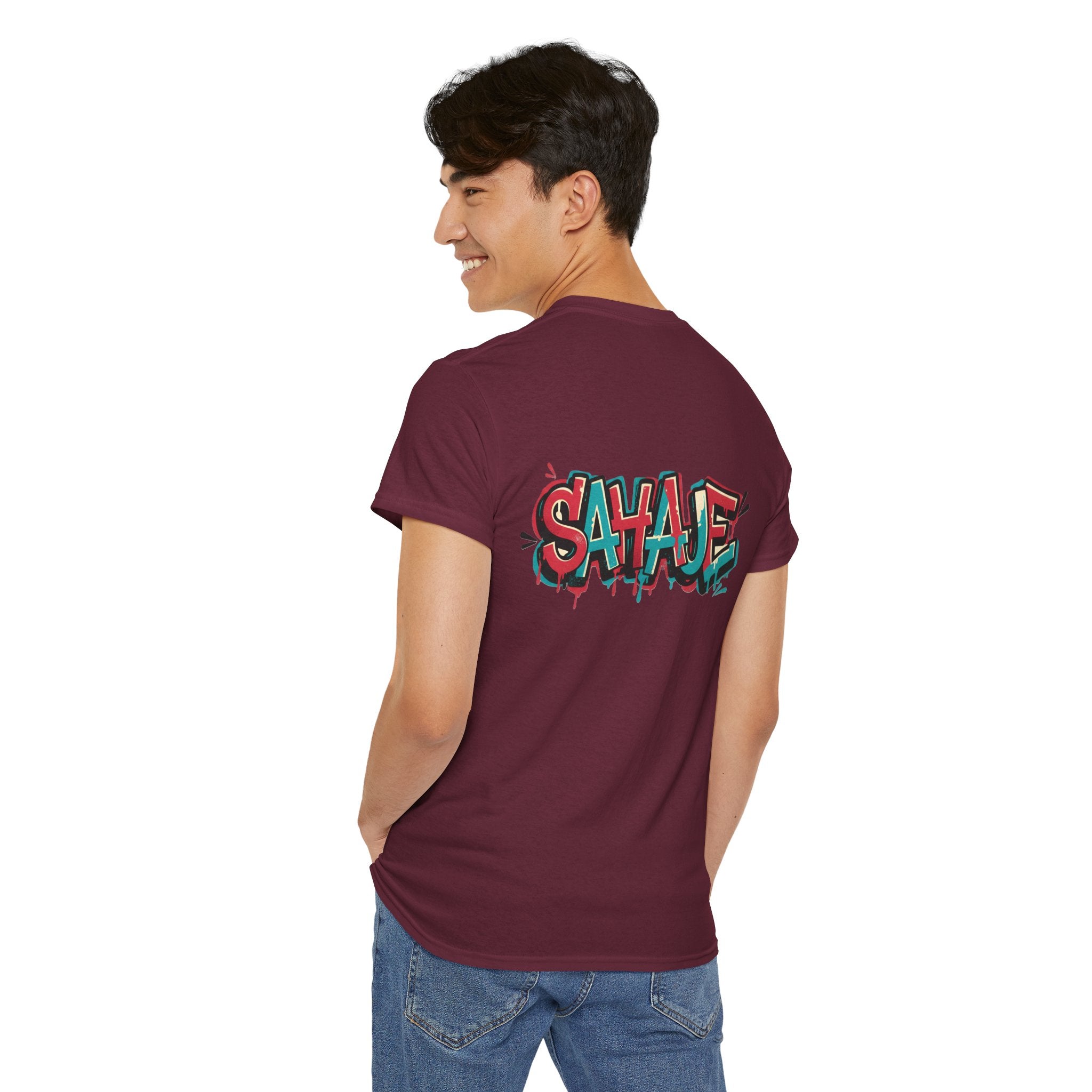 Graffiti "SAVAJE" Tee - Urban Streetwear Graphic T-Shirt