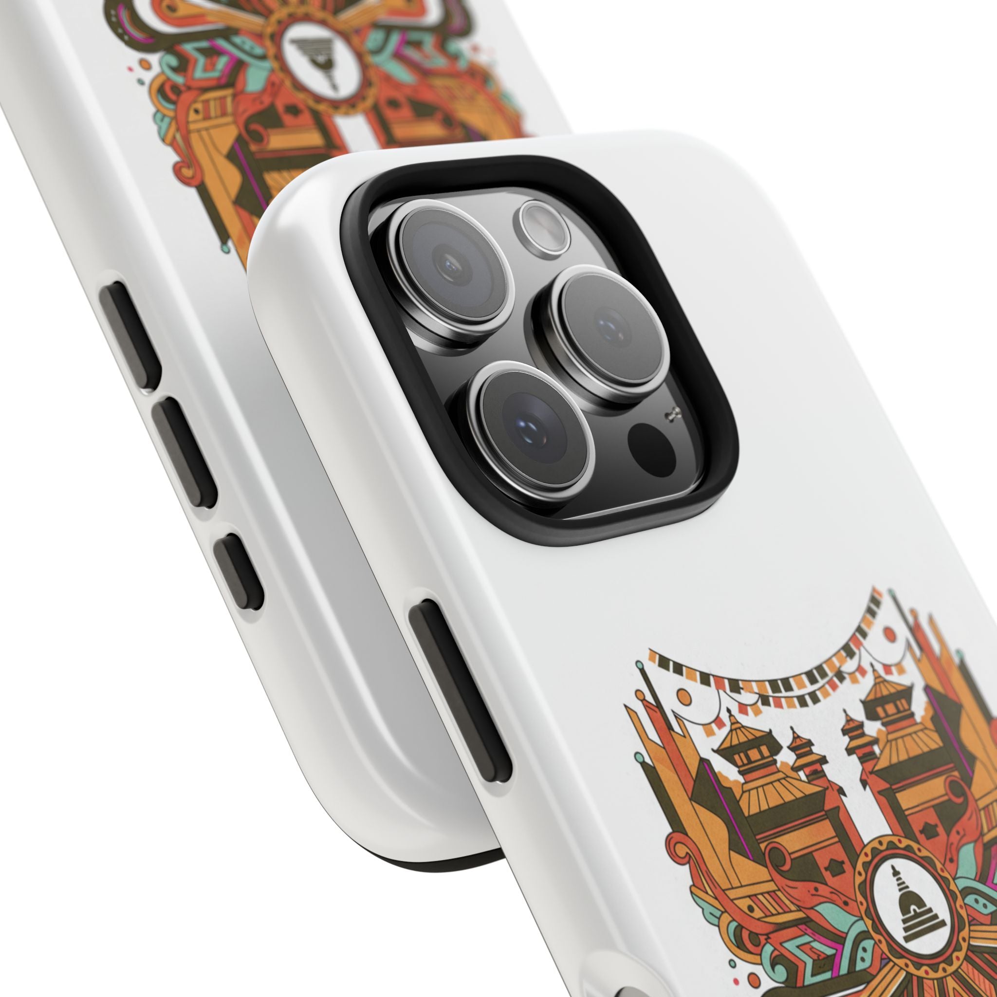 Tough Phone Case — Vintage Temple Mandala Design