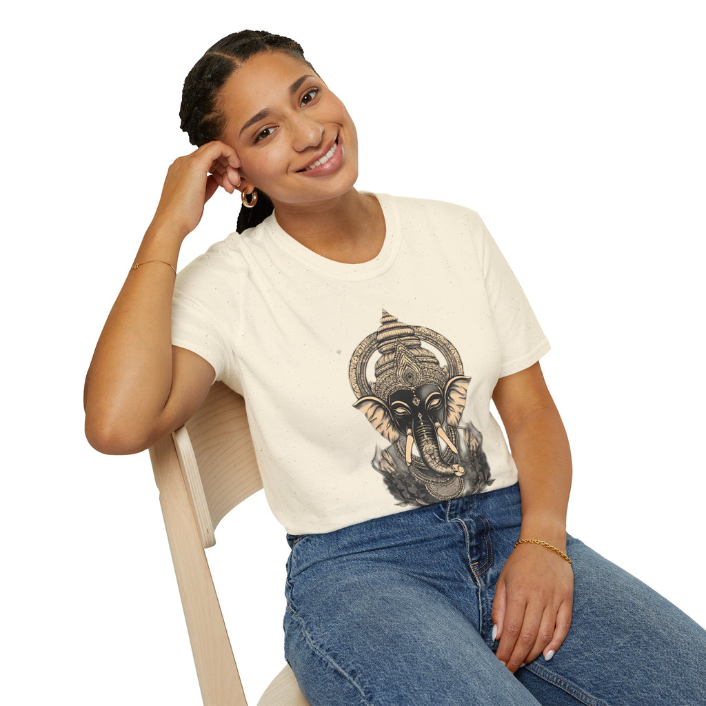 Ganesha Elephant Graphic T-Shirt