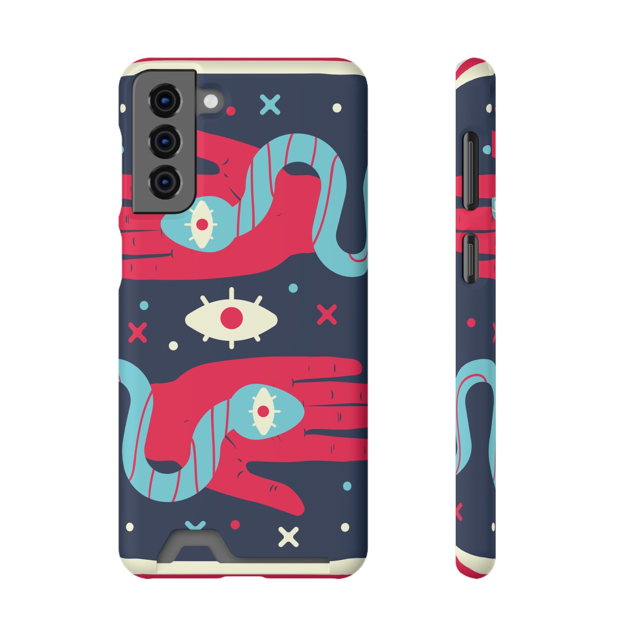 Mystical Phone Case with Card Holder - Boho Chic Style, Unique Design for Everyday Use, Perfect Gift for Creatives, Eye-Catching [...]