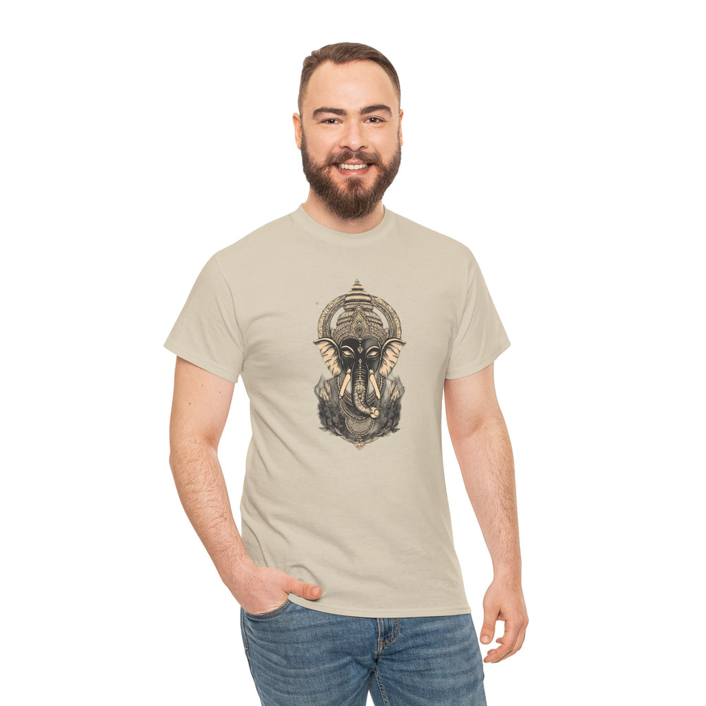 Elephant Mandala T‑Shirt — Spiritual Ganesha-Inspired Graphic Tee
