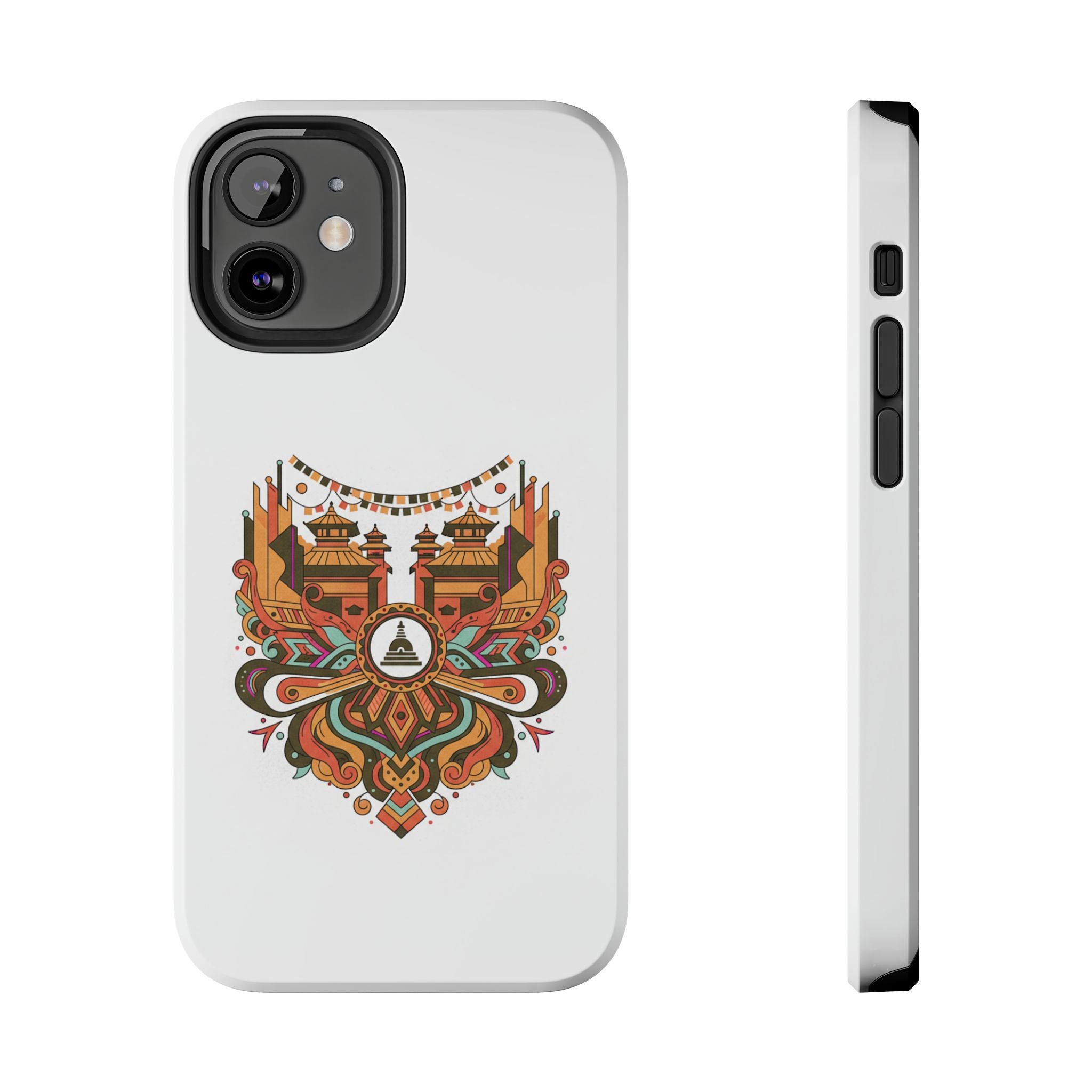 Tough Phone Case — Vintage Temple Mandala Design