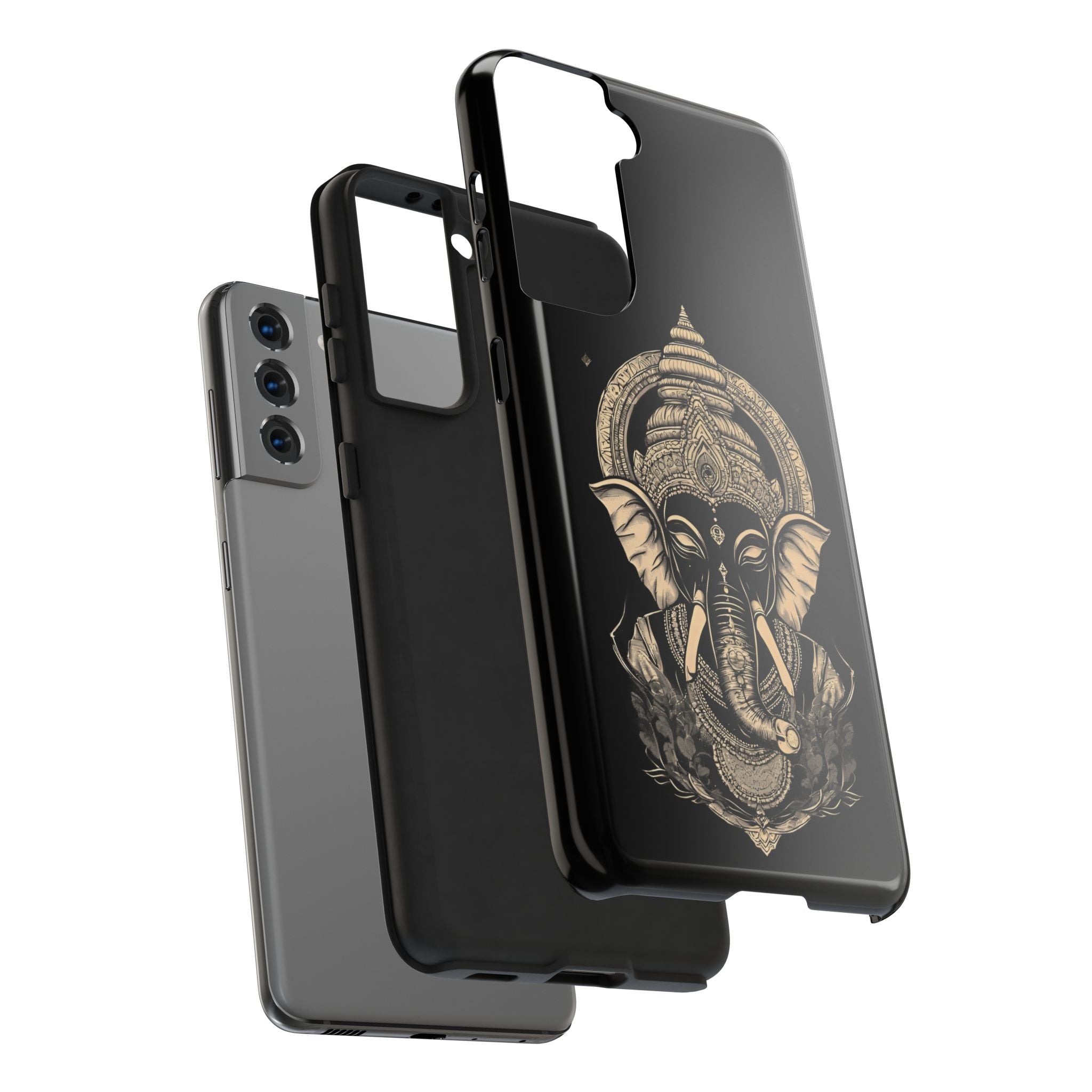 Ganesha Tough Phone Case — Protective Hindu Elephant Design