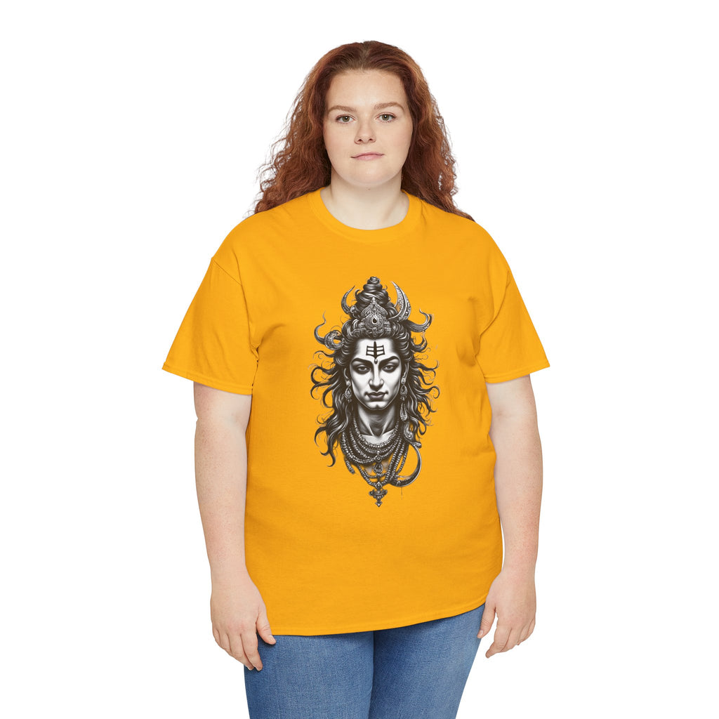 Shiva Portrait Tee — Hindu God Shiva Graphic T-Shirt