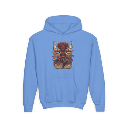 Youth Hoodie — Tribal Sun Dancer Graphic Kids Sweatshirt