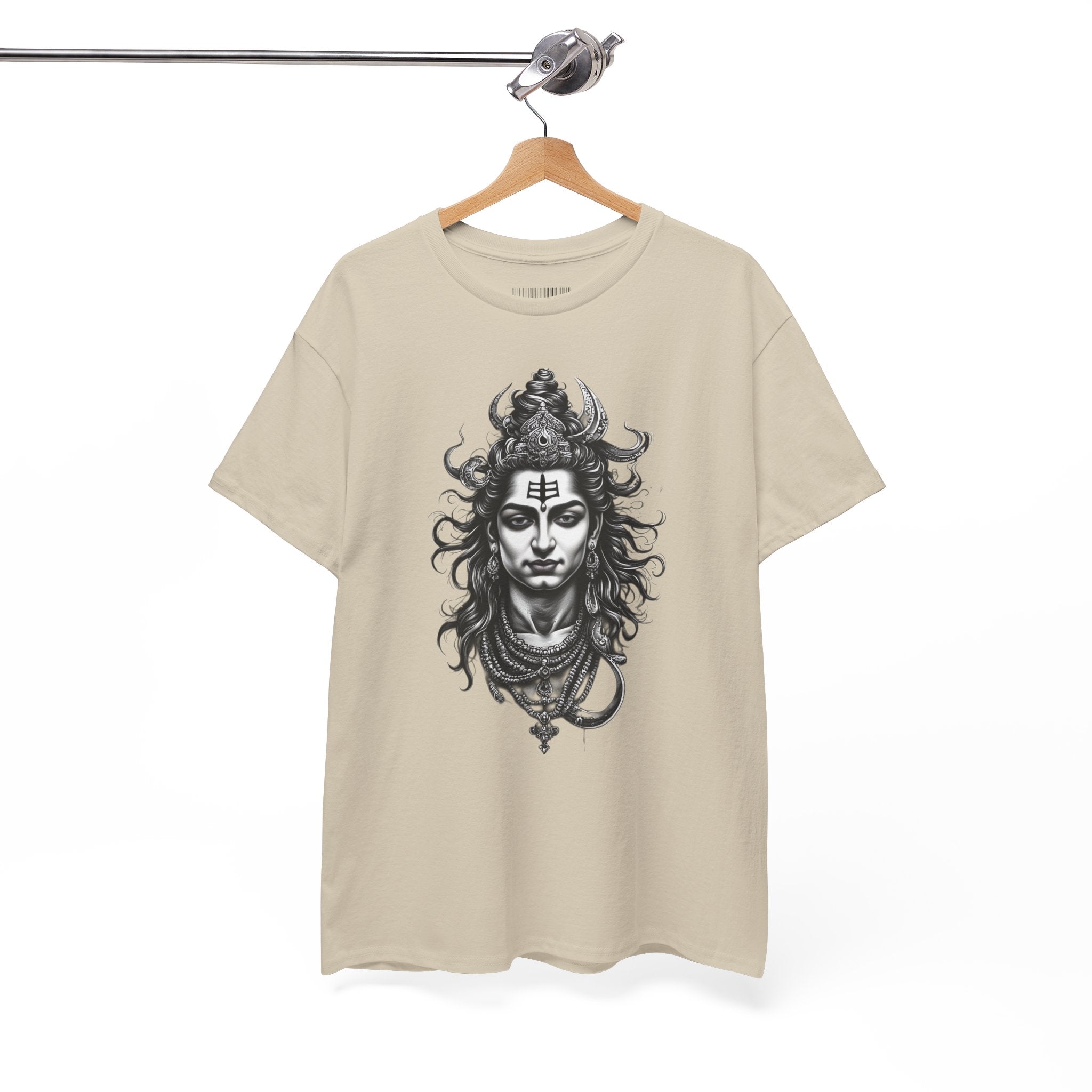 Shiva Portrait Tee — Hindu God Shiva Graphic T-Shirt