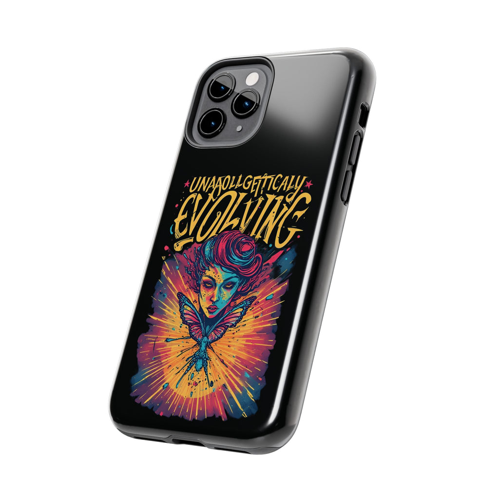 Evolving Butterfly Phone Case — "Unapologetically Evolving" Artistic Protective Case