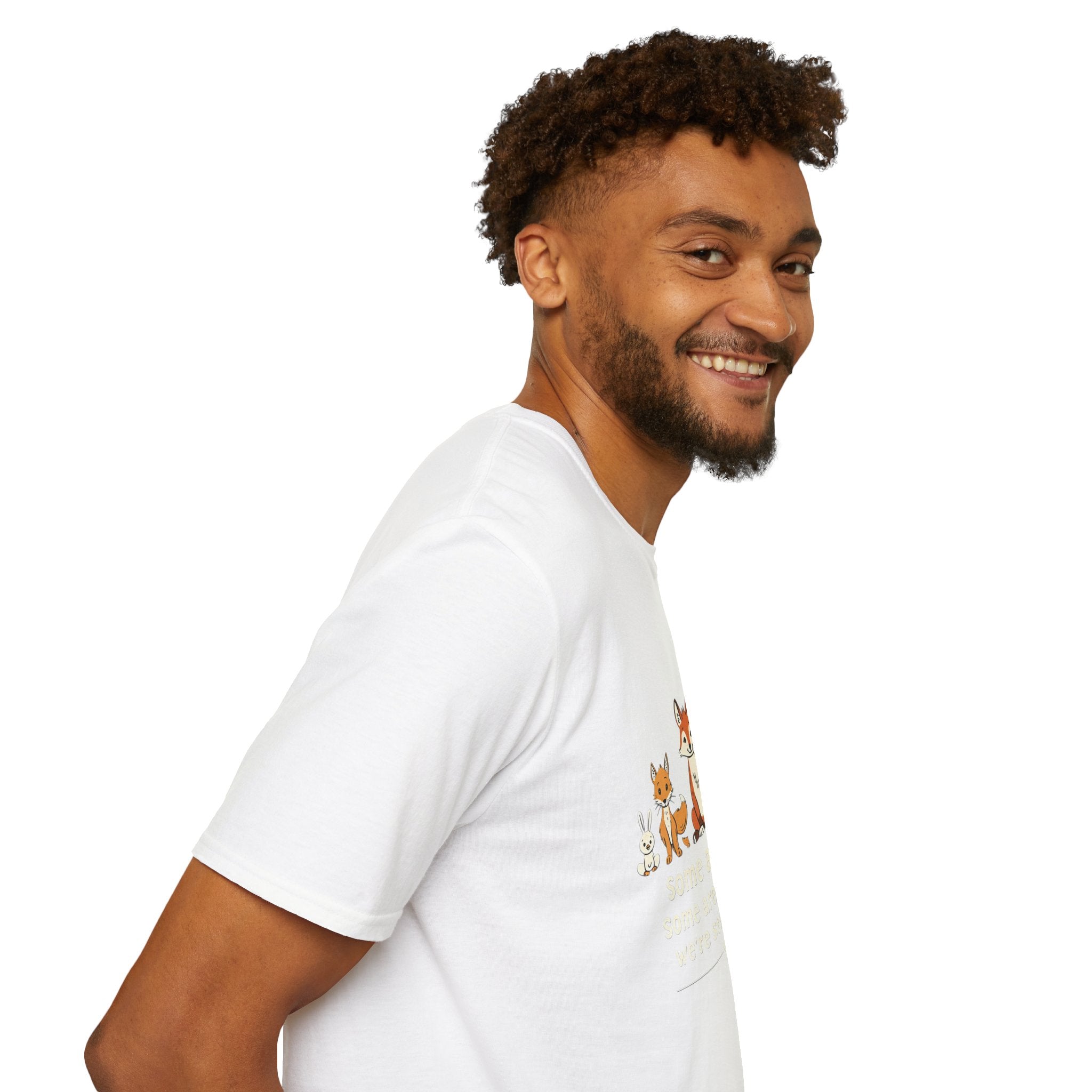 Woodland Friends T-Shirt — Cute Fox, Bunny & Squirrel Graphic