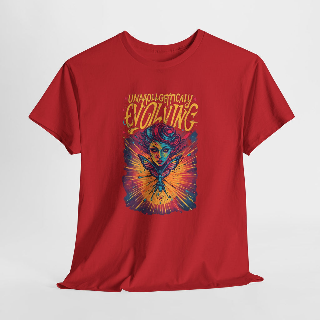 Evolving Alien Graphic Tee — "Unnaturally Evolving" Sci‑Fi Art T-Shirt