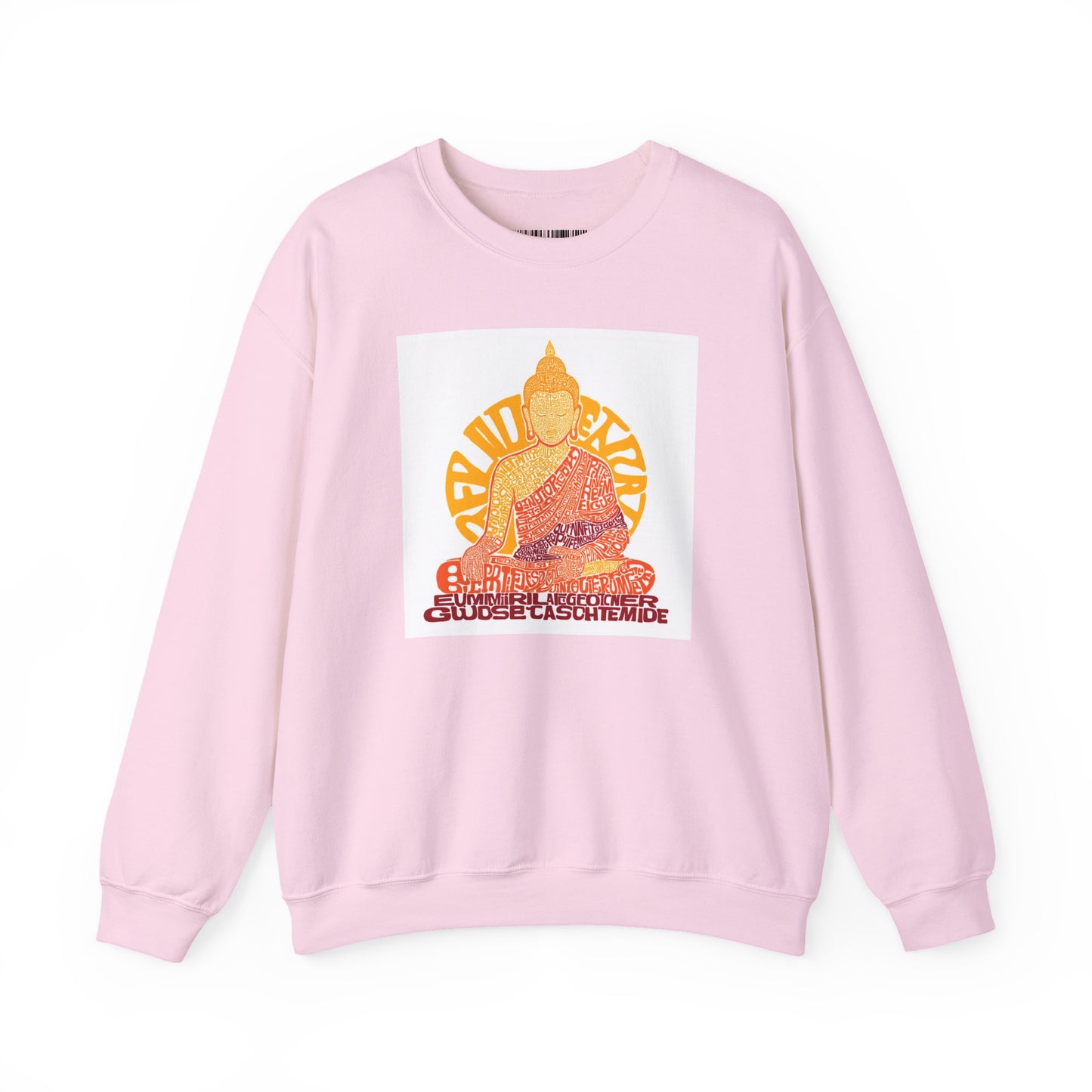 Buddha Graphic Sweatshirt — "Choose Compassion" Meditation Crewneck