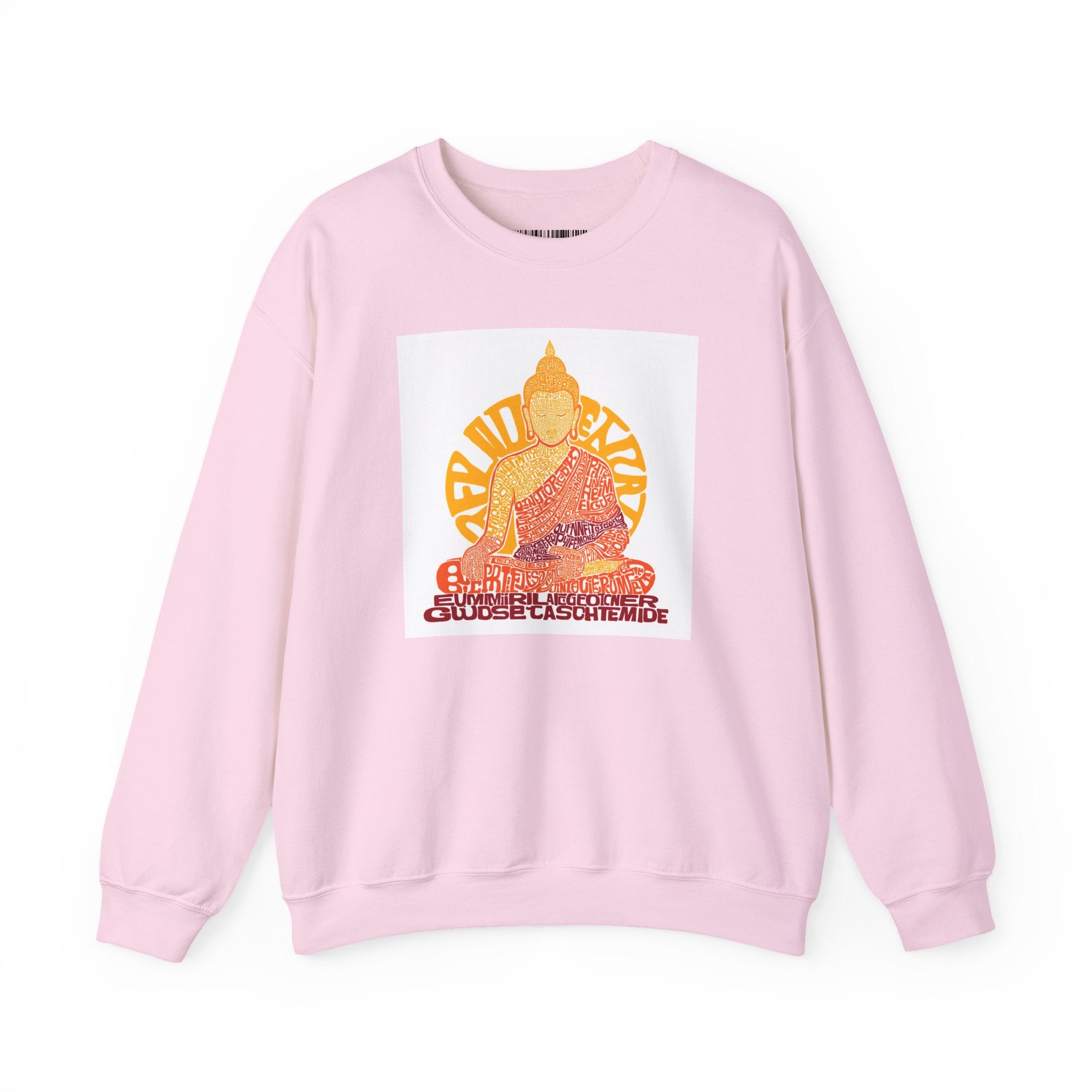 Buddha Graphic Sweatshirt — "Choose Compassion" Meditation Crewneck