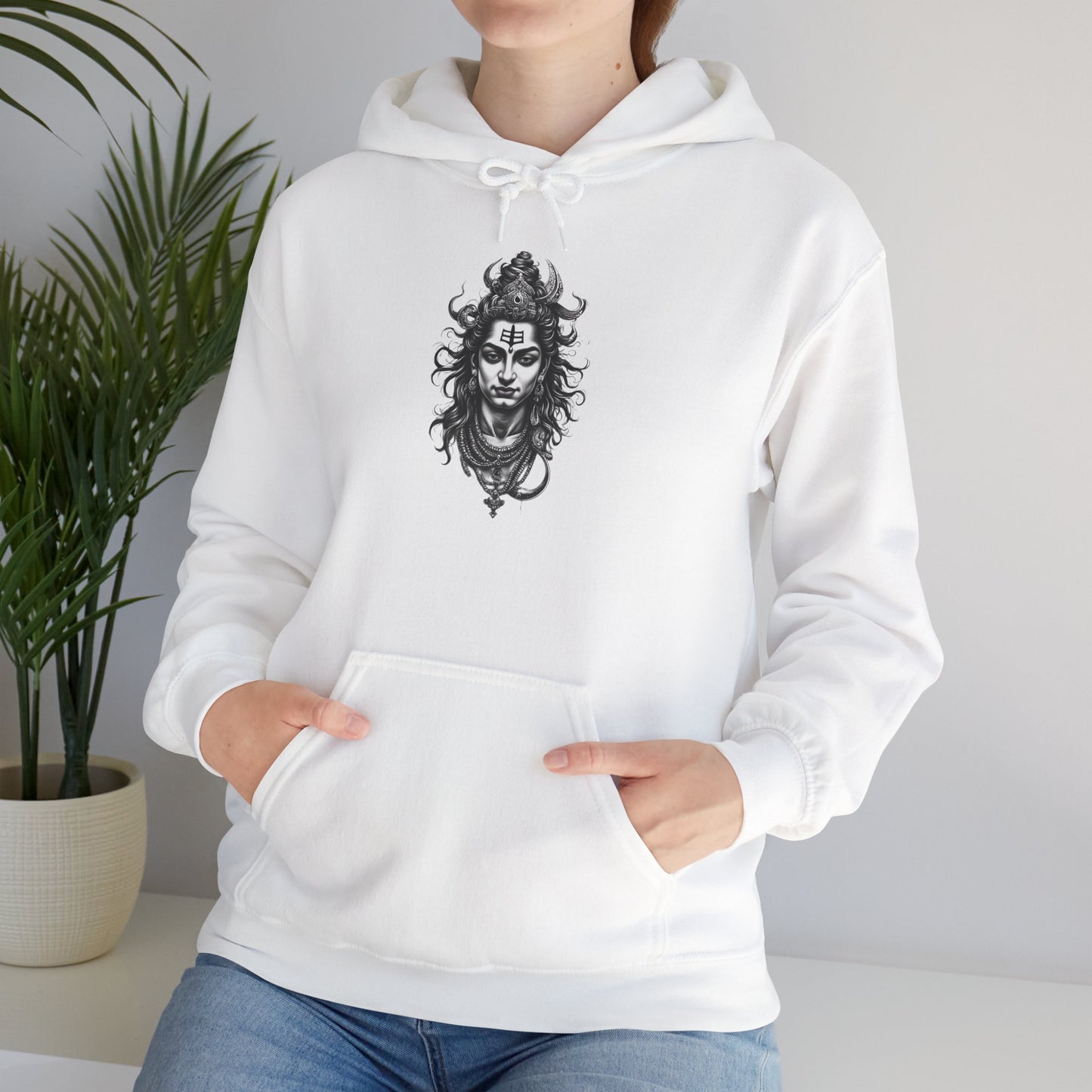 Skull Viking Hoodie — Norse Warrior Graphic Hooded Sweatshirt