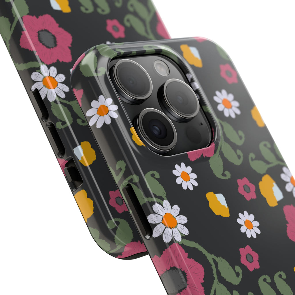 Floral Tough Phone Cases | Vibrant Protection for Everyday Use | Gift for Her, Trendy Accessories, Birthday, Mother's Day