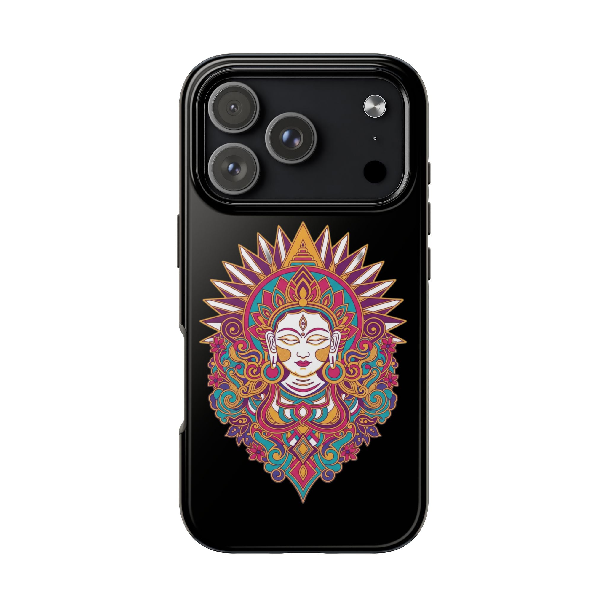 Buddha Mandala Tough Phone Case — Protective Spiritual iPhone Cover